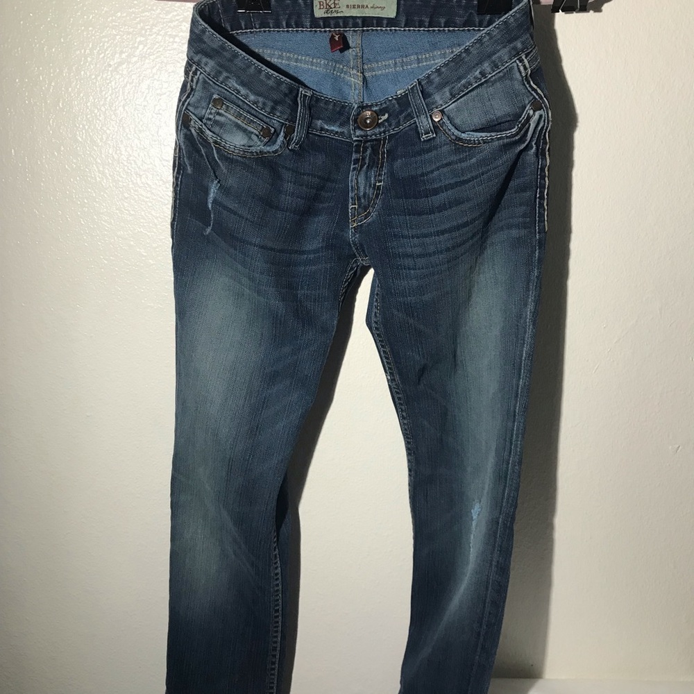 BKE Sierra skinny straight stretch jeans 26x31.5
